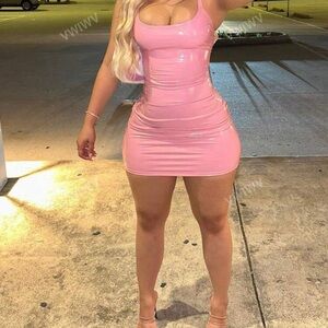 Pink Bodycon Dress